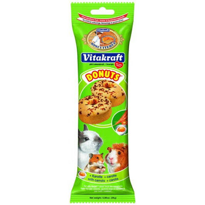 Vitakraft Sml Animal Donuts Carrot 5's
